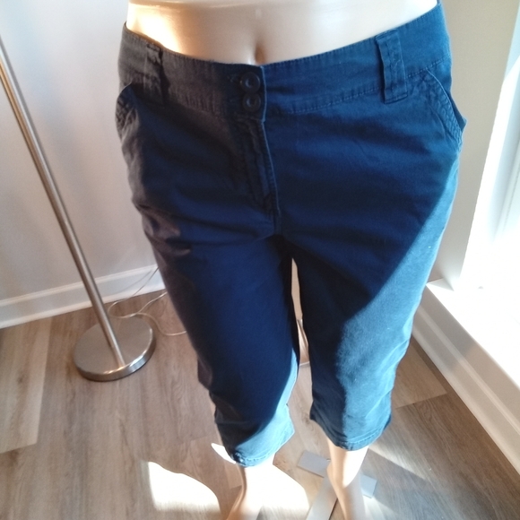 Navy Kim Roger's Size 18W Capris - Picture 2 of 10